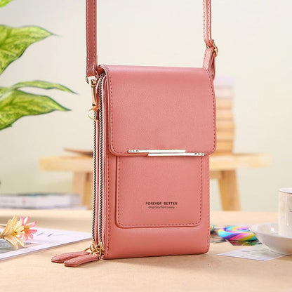 Smart Access Crossbody Bag with Touchscreen Window