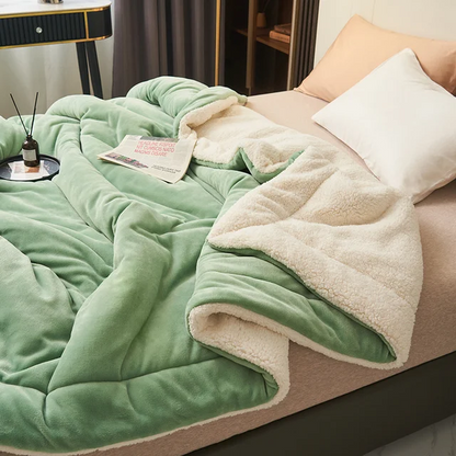 Cozy Plush Fleece Winter Blanket for Warmth and Comfort