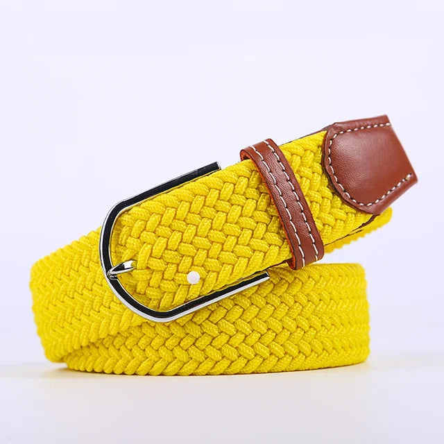Stretchy Casual Belt Crafted from Elastic Fabric