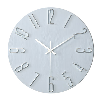 Minimalist Wall Clock with Silent Quartz Movement for Modern Interiors