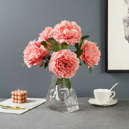 Set of 5 Large Faux Peony Blooms