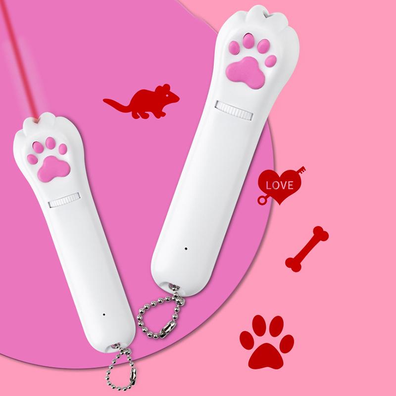 Interactive LED Cat Laser Toy – USB Rechargeable with 4 Cartridges