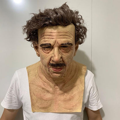 Lifelike Elder Mask – Realistic Old Man Face for Costumes
