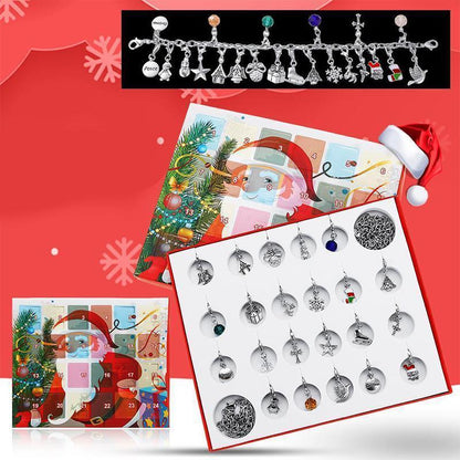 Countdown to Christmas: 24-Day Charm Bracelet Surprise Box