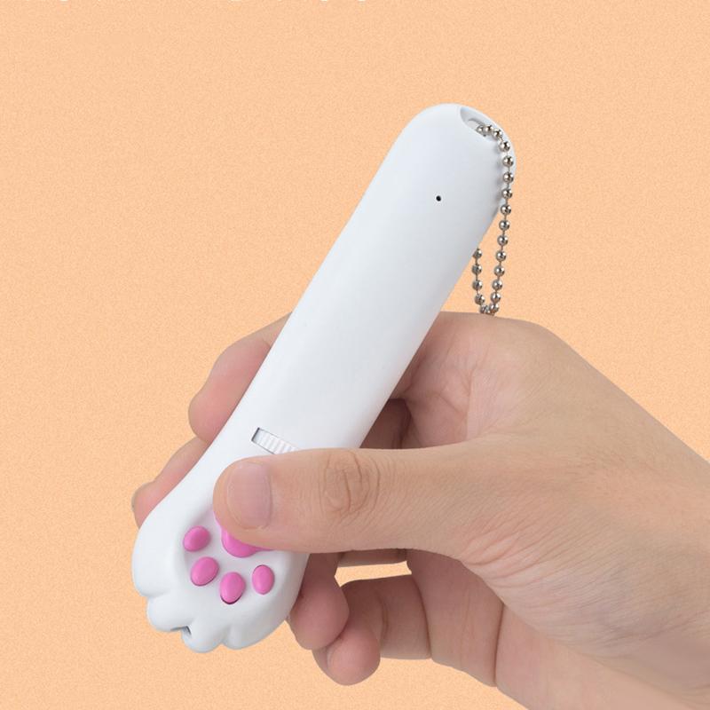 Interactive LED Cat Laser Toy – USB Rechargeable with 4 Cartridges