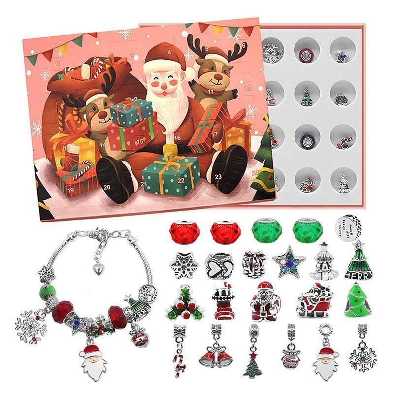 Countdown to Christmas: 24-Day Charm Bracelet Surprise Box