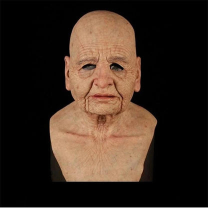 Lifelike Elder Mask – Realistic Old Man Face for Costumes