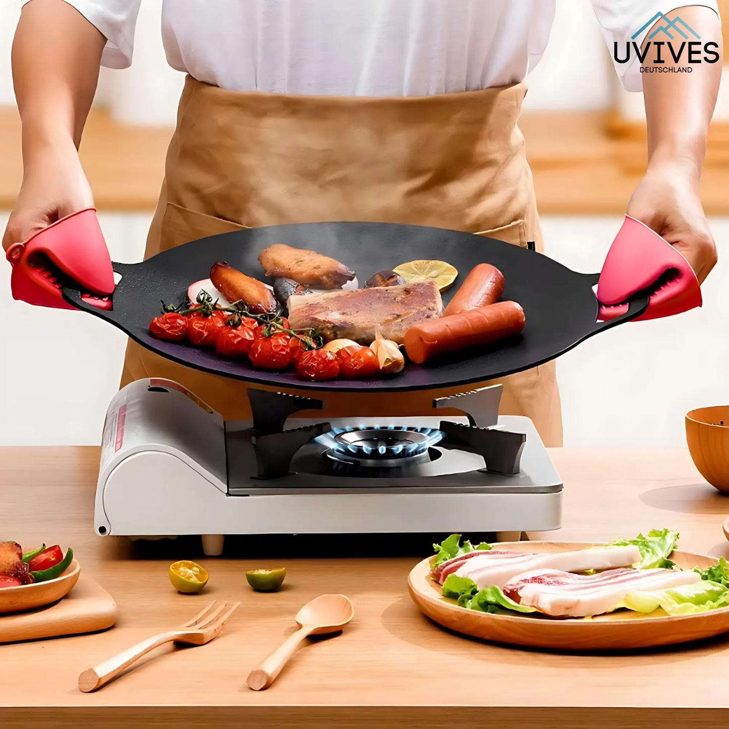 Non-Stick Stone Grill Pan - Last Day Discount