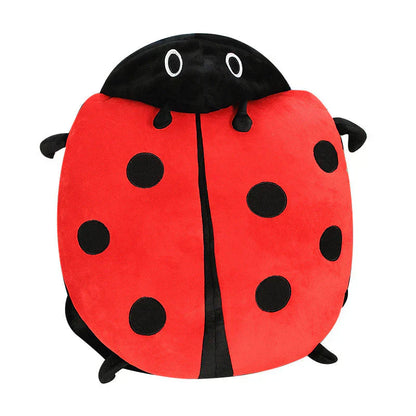 Soft Ladybug Plush Pillow for Mobile Use