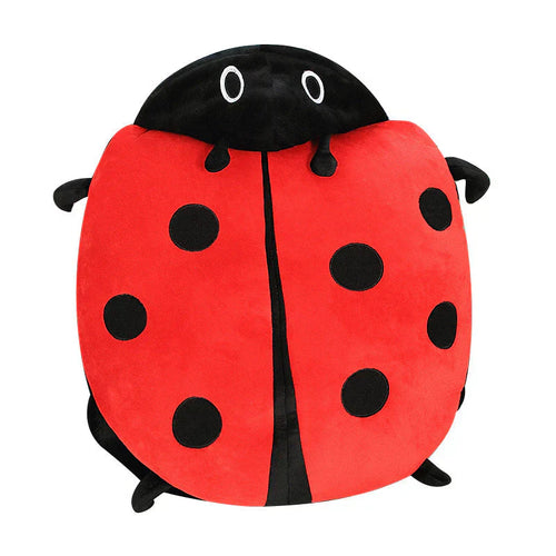 Soft Ladybug Plush Pillow for Mobile Use