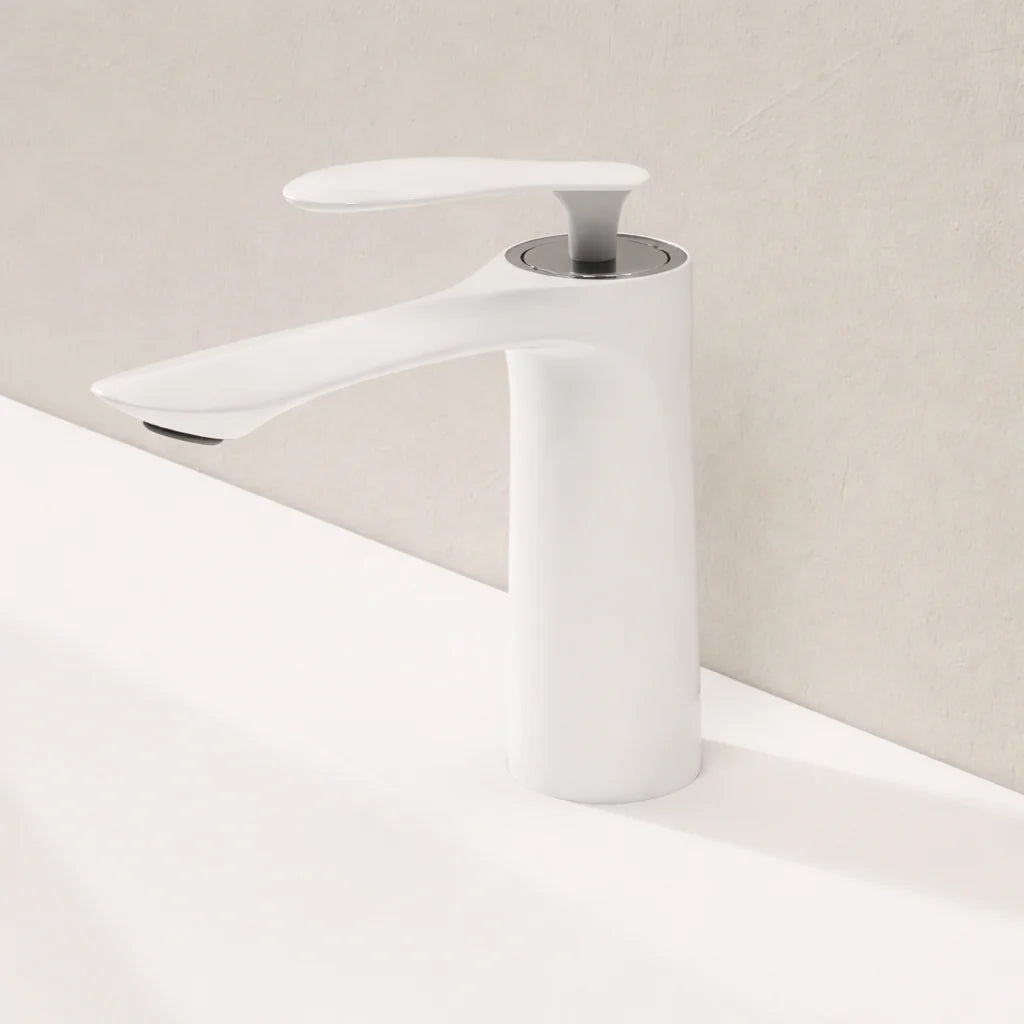 Brass Waterfall Single-Handle Faucet (Deck-Mount)