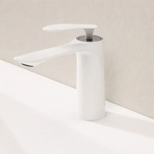 Brass Waterfall Single-Handle Faucet (Deck-Mount)