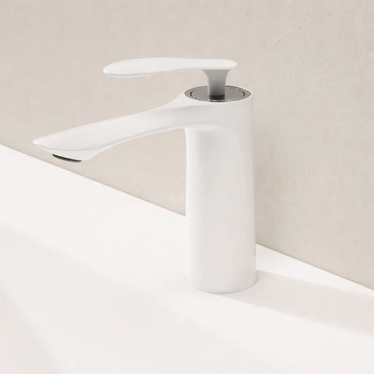 Brass Waterfall Single-Handle Faucet (Deck-Mount)