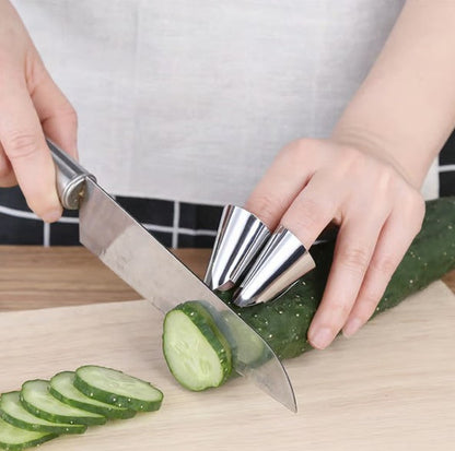 Stainless Steel Finger Protection Set - 3 Pieces
