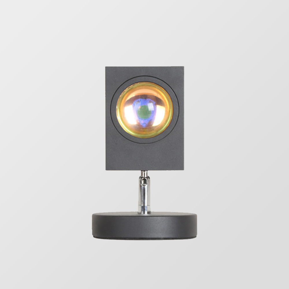 Decorative Table Lamp with Warm LED Sunset Ambient Light