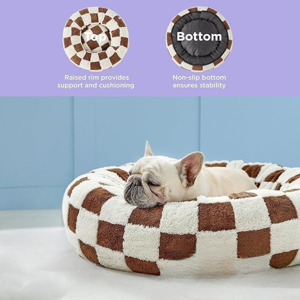 Cozy Chic Orthopedic Pet Bed for Ultimate Comfort