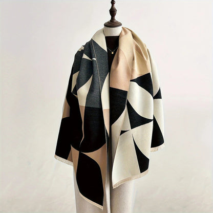 Dual-Faced Cozy Scarf for Effortless Style