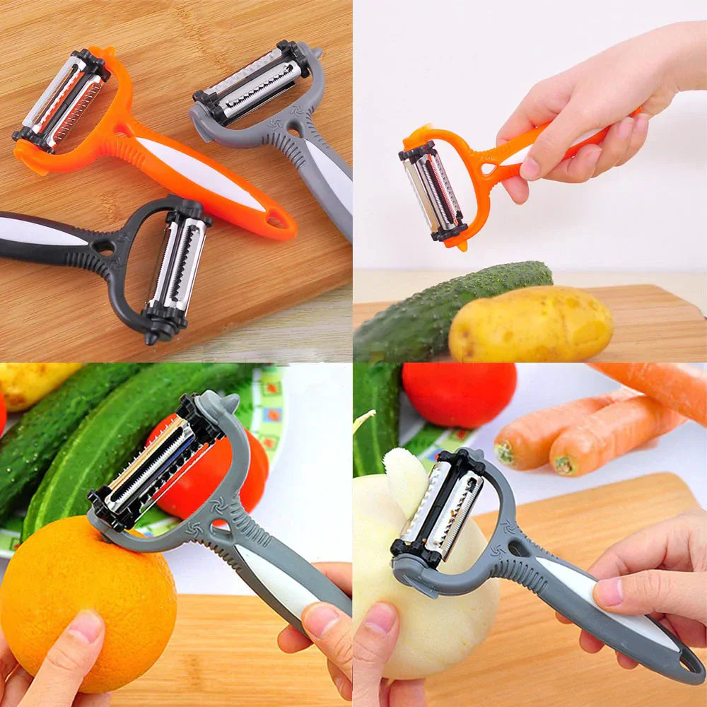 Versatile 3-in-1 Kitchen Peeler for Effortless Food Prep
