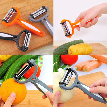 Versatile 3-in-1 Kitchen Peeler for Effortless Food Prep