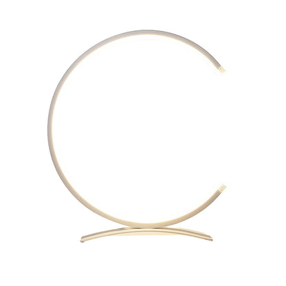 Modern Touch LED Accent Lamp - 3/4 Circle Table Light
