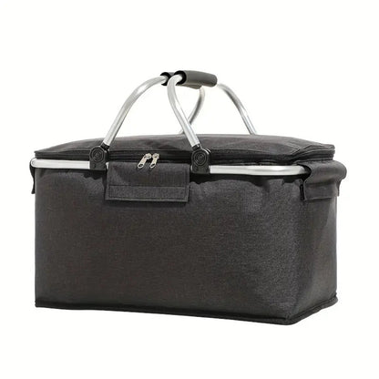 Space-Saving Picnic Carrier with Leakproof Design