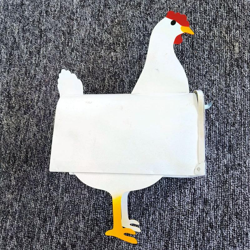 Farmhouse-Style Mailbox | Weather-Resistant Metal | 20x20x10 cm