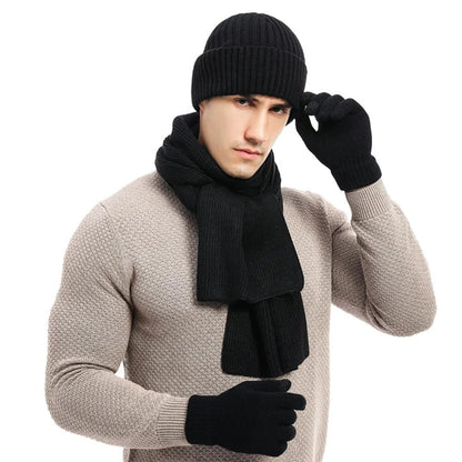 Cozy Winter Accessories Bundle: Beanie, Scarf, and Mittens