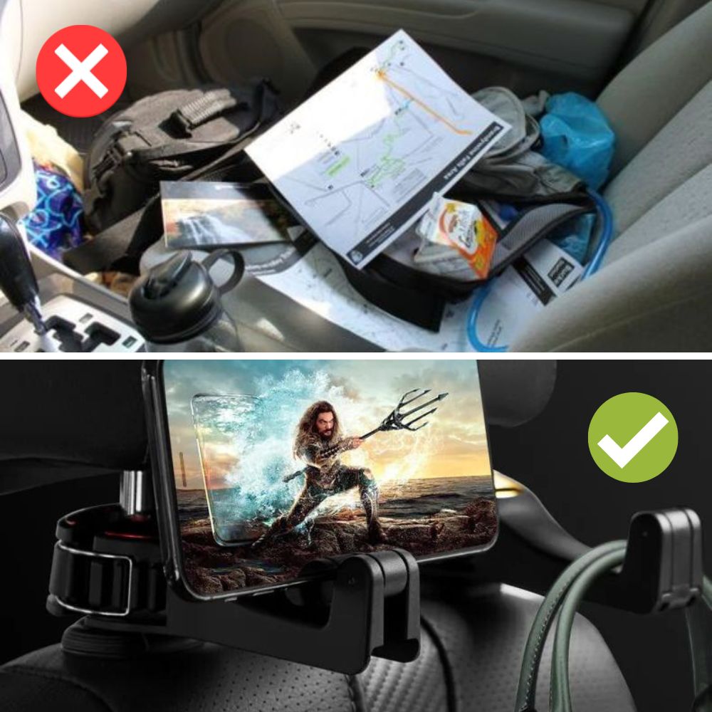 50% Discount | Car Headrest Hooks - Last Day Sale