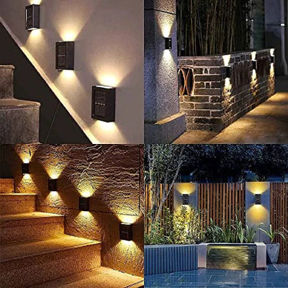 LED Solar Wall Light | Warm White | Wireless & Energy Efficient | IP65
