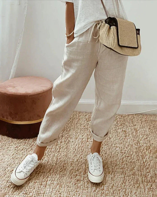 Casual and Stylish Linen Trousers
