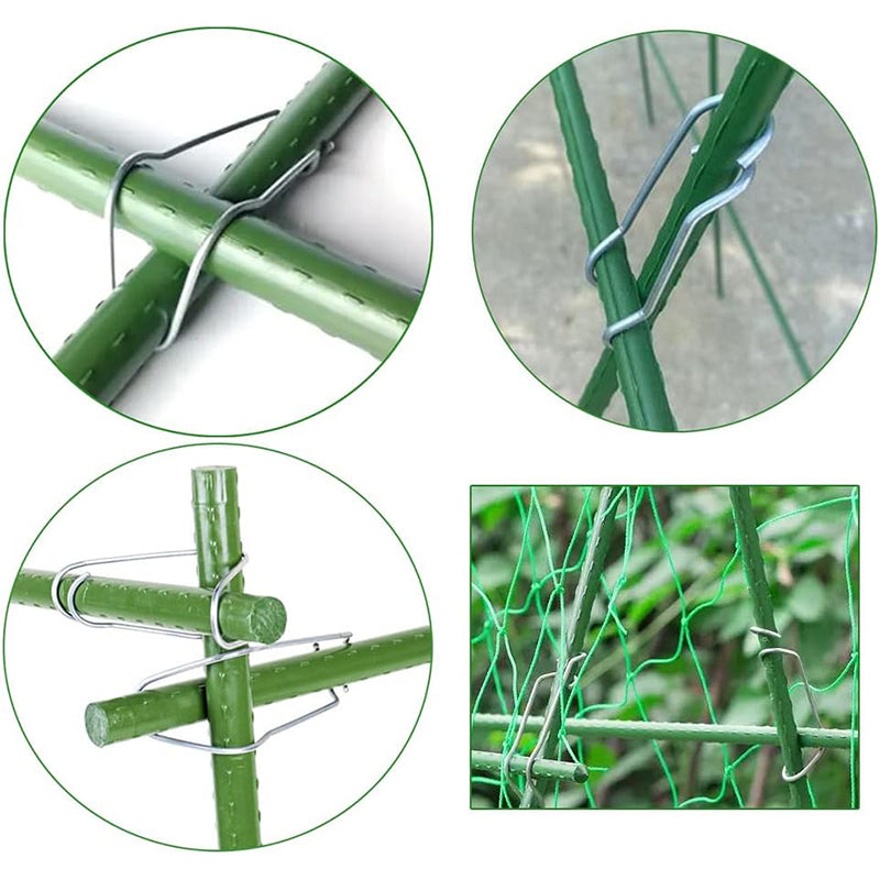 20 Durable Garden Connector Clips for Plant Support