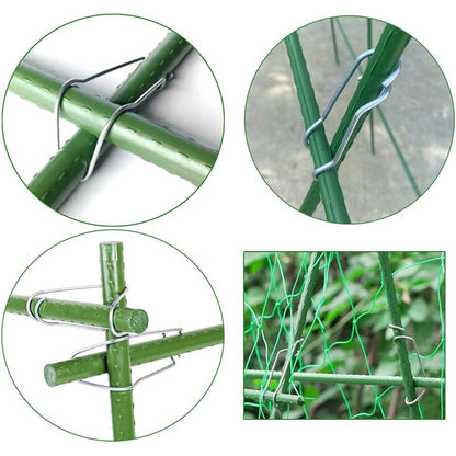 20 Durable Garden Connector Clips for Plant Support