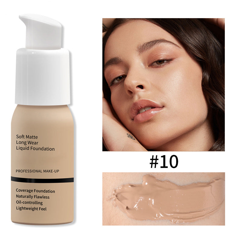Silky Matte Liquid Foundation for Flawless Confidence