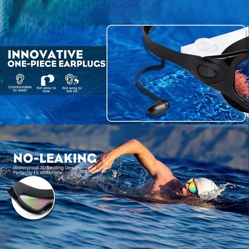 Wide Angle Anti-Fog Swimming Goggles