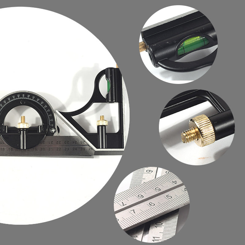 Adjustable Angle Ruler Set | Versatile & Accurate | Stainless Steel & Aluminum