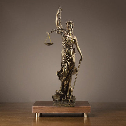 Justice Goddess Decorative Statue