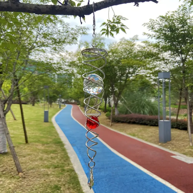 Buy One Get One Free | Metal Crystal Spiral Wind Chime [Last Day Discount]