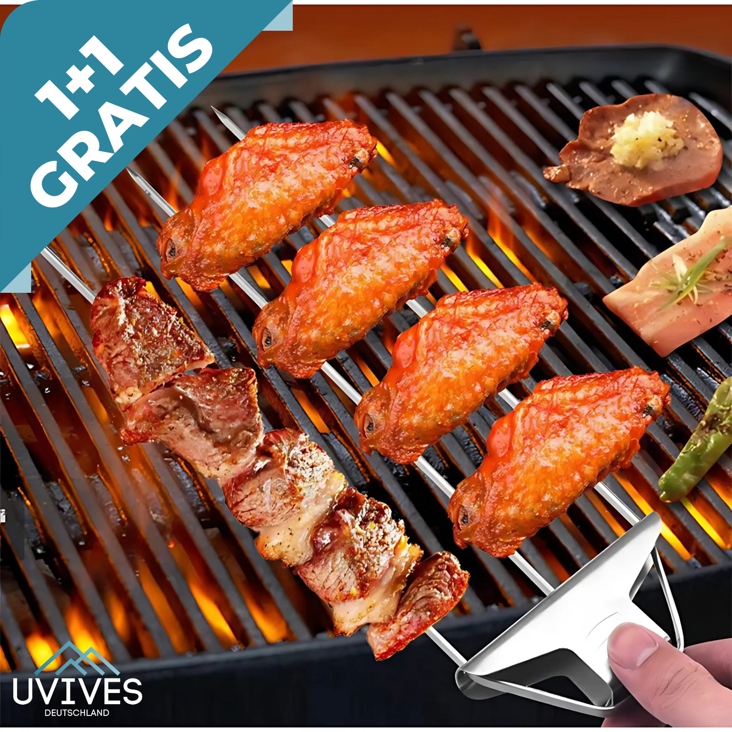 Buy One Get One Free | GrillTwist – Perfectly Grilled Skewers in Seconds
