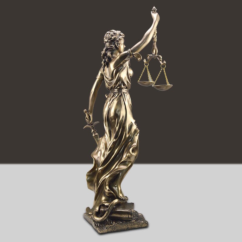 Justice Goddess Decorative Statue