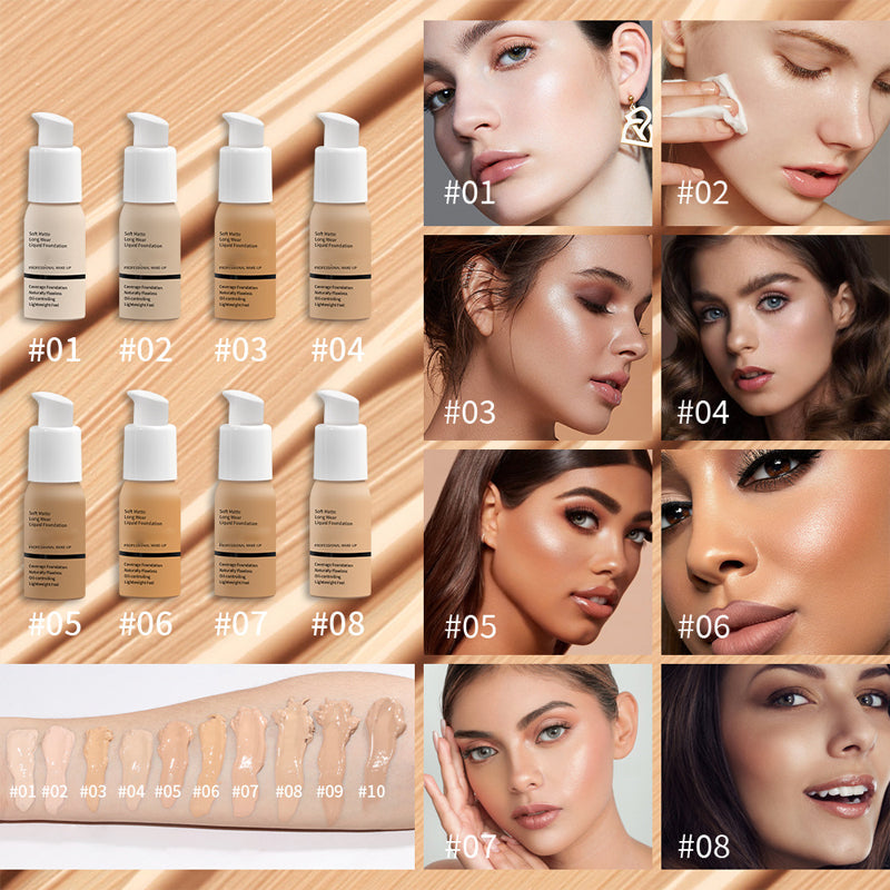 Silky Matte Liquid Foundation for Flawless Confidence
