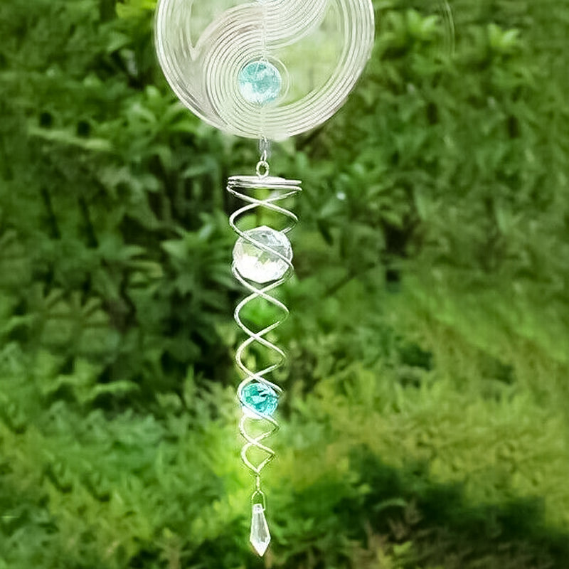 Buy One Get One Free | Metal Crystal Spiral Wind Chime [Last Day Discount]
