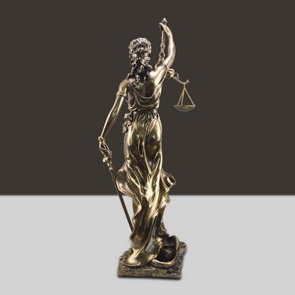 Justice Goddess Decorative Statue