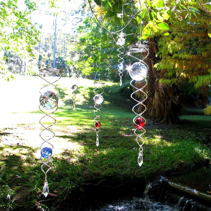 Buy One Get One Free | Metal Crystal Spiral Wind Chime [Last Day Discount]