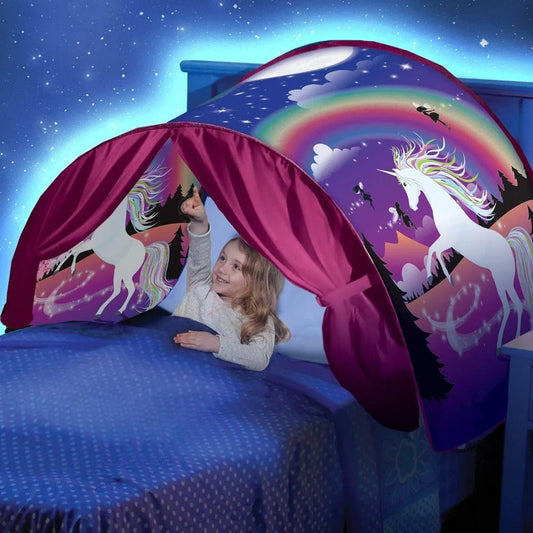 Children's Sleep Tent – Themed Bed Canopy for Imaginative Play