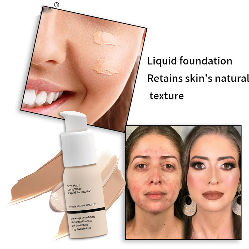 Silky Matte Liquid Foundation for Flawless Confidence