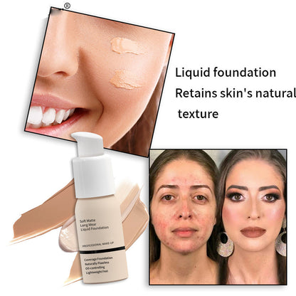 Silky Matte Liquid Foundation for Flawless Confidence