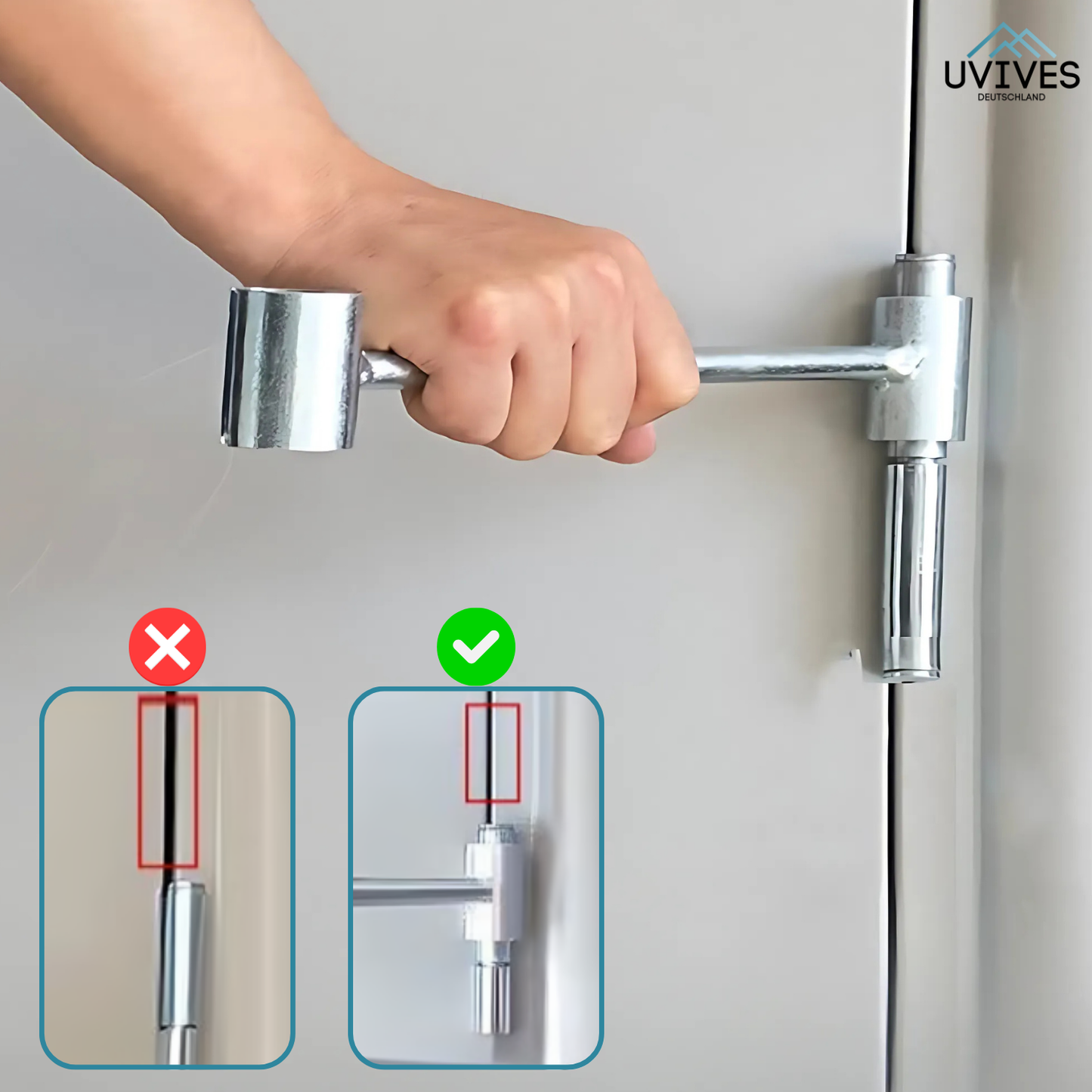 Hinge Gap Adjustment Locks for Secure Alignment