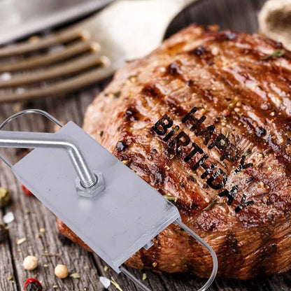 Meat Branding Iron for BBQ Grilling