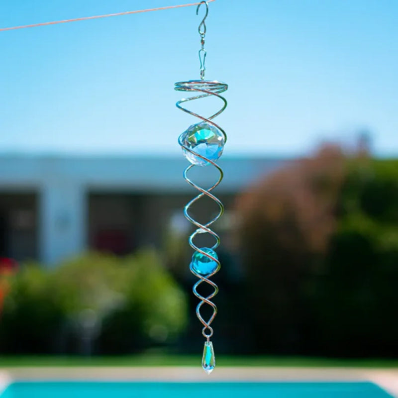 Buy One Get One Free | Metal Crystal Spiral Wind Chime [Last Day Discount]