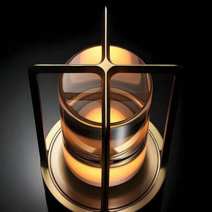 LuxeGlow Portable Crystal Lamp